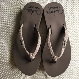 Reef Cushion US size 6 flip flops